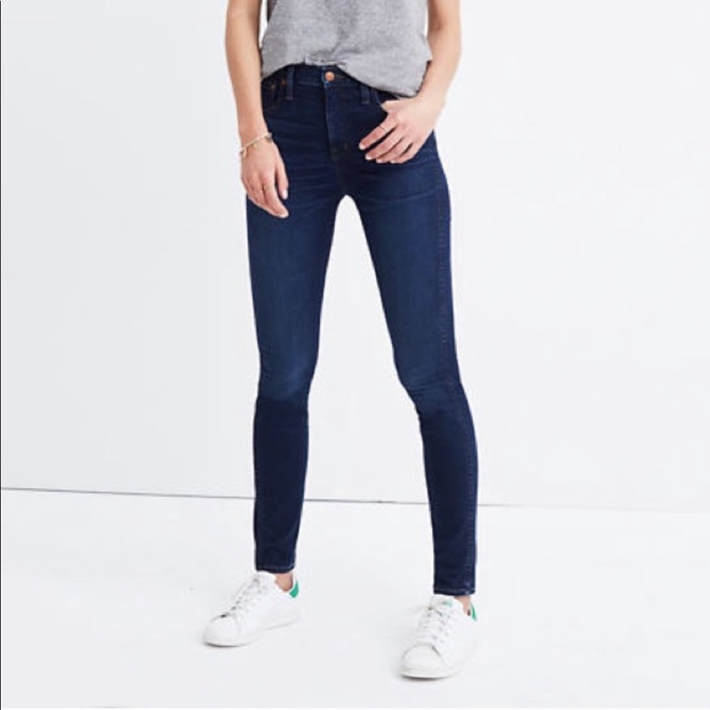 Madewell 10” High Rise skinny Hayes jeans